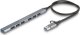 DeLOCK 64273 huby i koncentratory USB 3.2 Gen 1 (3.1 Gen 1) Type-C 5000 Mbit/s Szary 1