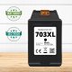 WYSOKOWYDAJNY tusz do drukarki HP 703 XL czarny D730 F735 K109a K209a K510a 1