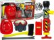 Zestaw Straż Pożarna Gaśnica Na Wodę Maska Kask Czerwony LEAN Toys 1