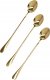 Latte spoon set Homla STILO Gold, 3 pcs. 1
