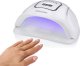 Lampa Do Paznokci UV LED Hybryda Żel 45 Diod Timer Grundig Biały 3