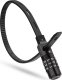 Zapięcie rowerowe na kask rowerowy zamek na szyfr 0.5m - czarne 9