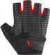 Rękawiczki rowerowe z wkładkami żelowymi rozmiar XL czarno-czerwone 1