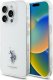 US Polo USHCP15XUSMT iPhone 15 Pro Max    6.7" przezroczysty/transparent IML Printed Double Horse Logo 1