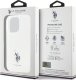 US Polo USHCP15XUSMT iPhone 15 Pro Max    6.7" przezroczysty/transparent IML Printed Double Horse Logo 7