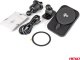 Uchwyt samochodowy na telefon do kratki i na kokpit z szybk? ładowark? indukcyjn? Qi2 15W AMIO-04179 6
