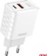 Ładowarka sieciowa Quick Charge GaN 38W USB-A + USB-C AMIO-04287 2