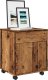 vidaXL Szafka na kółkach, kolor starego drewna, 45x38x54 cm 1