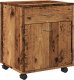 vidaXL Szafka na kółkach, kolor starego drewna, 45x38x54 cm 2