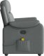 vidaXL Rozkładany fotel masujący, ciemnoszary, obity tkaniną 4