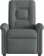 vidaXL Rozkładany fotel masujący, elektryczny, ciemnoszary, tkanina 5