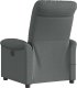 vidaXL Rozkładany fotel masujący, elektryczny, ciemnoszary, tkanina 7