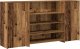 vidaXL Biurko recepcyjne Stare drewno 200x50x103,5 cm Drewno klejone 1