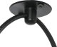 vidaXL Lampa wisząca z 5 uchwytami na żarówki E27 Czarny metal 9