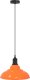 vidaXL Lampa wisząca z regulacją wysokości E27 Pomarańczowy połysk 2