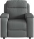vidaXL Fotel rozkładany, ciemnoszary, tapicerowany tkaniną 3