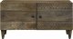 vidaXL Stolik kawowy Jasnoszary 80x50x40 cm Drewno lite Mango 2