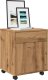 vidaXL Szafka na kółkach, dąb artisan, 45x38x54 cm 1