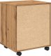 vidaXL Szafka na kółkach, dąb artisan, 45x38x54 cm 7