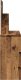 vidaXL Toaletka z lustrem Stare drewno 86,5x35x136 cm 5