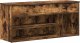 vidaXL Ławka z miejscem na buty, przydymiony dąb, 102x30,5x45 cm (859140) 2