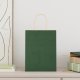 vidaXL Torby papierowe Kraft 250 szt. z uchwytami zielone 22x11x28 cm 1