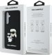 Karl Lagerfeld KLHCS24FE3DRKCNK S24 FE    S721 czarny/black hardcase 3D Rubber Karl&Choupette 7