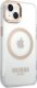 Guess Guess GUHMP15MHTRMD iPhone 15 Plus / 14 Plus 6.7" złoty/gold hard case Metal Outline Magsafe 4