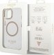 Guess Guess GUHMP15MHTRMD iPhone 15 Plus / 14 Plus 6.7" złoty/gold hard case Metal Outline Magsafe 8