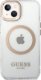 Guess Guess GUHMP15MHTRMD iPhone 15 Plus / 14 Plus 6.7" złoty/gold hard case Metal Outline Magsafe 9