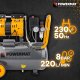 KOMPRESOR BEZOLEJOWY 24L SPRĘŻARKA 8 BAR 220l/min 230V SEPARATOR CICHY 59dB 5