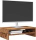 vidaXL Podstawka pod monitor, stare drewno, 42x24x13 cm 1
