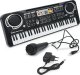 KEYBOARD PIANINO DO NAUKI ORGANY DLA DZIECI DOROSŁYCH 61 KLAWISZY MIKROFON ZASILACZ ZESTAW 1