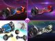 DESKOROLKA ELEKTRYCZNA TERENOWA DLA DZIECI MŁODZIEŻY DUŻE KOŁA HOVERBOARD BLUETOOTH LED 25