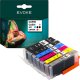 6x Tusz do drukarki Canon PGI-550 CL-551 XL | Zestaw 1x PGI550 + 5x CL551 1