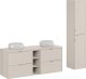Comad Szafka łazienkowa dolna BELLA CASHMERE 81-20-44 20cm kaszmirowa COMAD 5