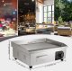 Komercyjny Grill Elektrycnzy Blatowy Gorąca Płyta 3000 W 6