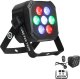 LIGHT4ME CUBE PAR 7X3W reflektor par oświetlenie sceniczne efekt świetlny LED RGB 1
