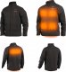 MILWAUKEE.HEATED JACKET M12HJBL5-0(XL) BLACK 15