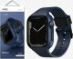 Pasek + etui UNIQ Monos 2in1 Apple Watch 4/5/6/7/8/9/SE 44/45mm niebieski/marine blue 1