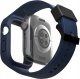 Pasek + etui UNIQ Monos 2in1 Apple Watch 4/5/6/7/8/9/SE 44/45mm niebieski/marine blue 4