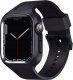 Pasek + etui UNIQ Monos 2in1 Apple Watch 4/5/6/7/8/9/SE 44/45mm czarny/midnight black 2