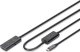 Kabel USB DIGIT USB-A - USB-C 10 m Czarny (DA-73111) 1