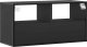 Szafka pod telewizor, czarna, 80x31x39,5 cm 6