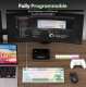 Royal Kludge RK R75 RGB Sky Cyan laidinė klaviatūra | 75%, Hot-swap, Sidabrinis switches, US 4