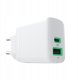 Greencell PowerSource Duo30 Biała Ładowarka sieciowa 30W USB-C USB-A Power Delivery QC3.0- 1x USB-C, 1x USB-A 5