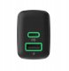 Greencell PowerSource Duo30 Czarna Ładowarka sieciowa 30W USB-C USB-A Power Delivery QC3.0- 1x USB-C, 1x USB-A 5