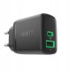 Greencell PowerSource Duo30 Czarna Ładowarka sieciowa 30W USB-C USB-A Power Delivery QC3.0- 1x USB-C, 1x USB-A 8