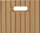 Kosz z MDF z uchwytami TASSO, 31 x 31 cm 1
