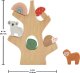 Mattel Fisher Price medinis balansinis medis 12